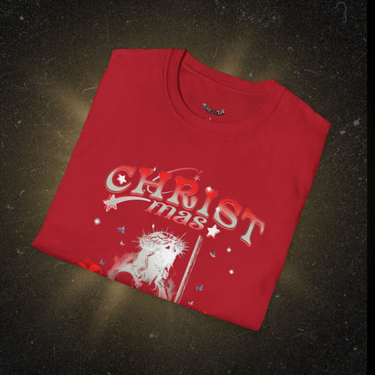 Christmas Vibe Unisex Softstyle T-Shirt with Festive Graphics