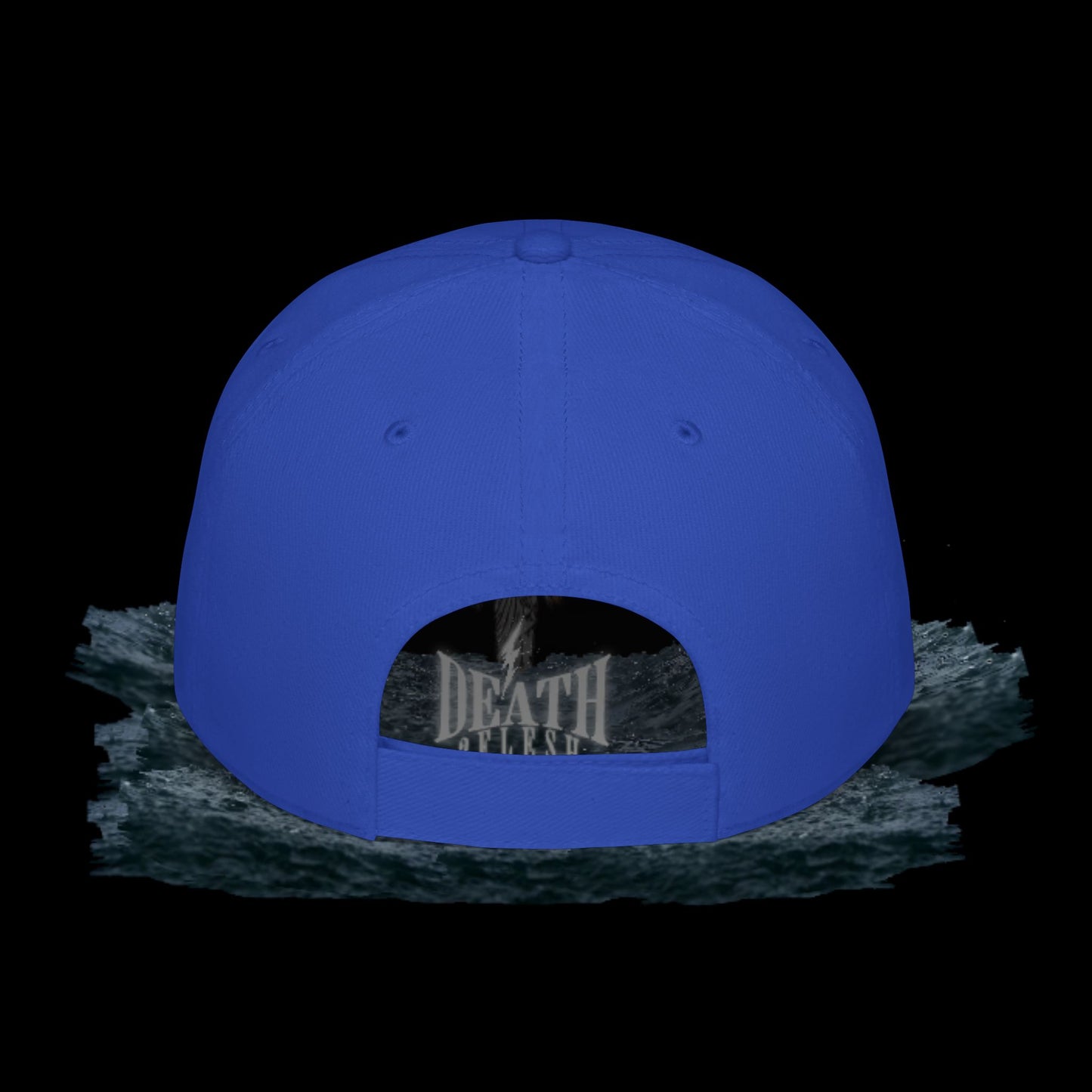 Colorful Low Profile Baseball Cap with Text Design