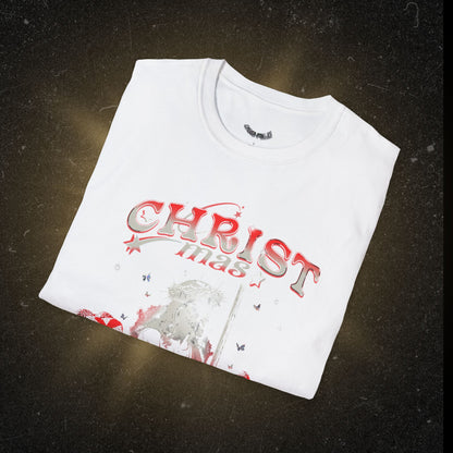 Christmas Vibe Unisex Softstyle T-Shirt with Festive Graphics